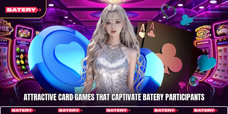 Attractive card games that captivate Batery participants