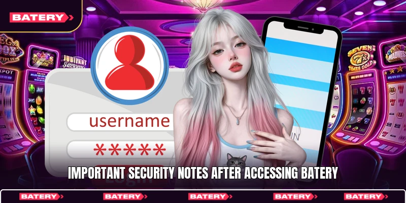 Batery Login - A Quick Process For Accessing Your Account 4 Important security notes after accessing Batery