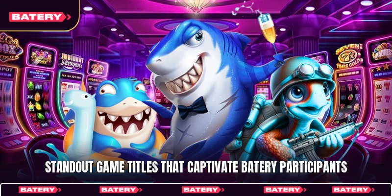 Standout game titles that captivate Batery participants