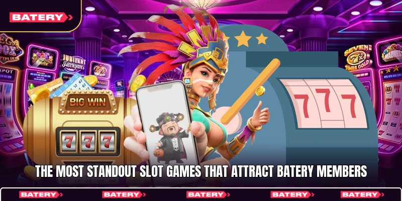 The most standout slot games that attract Batery members