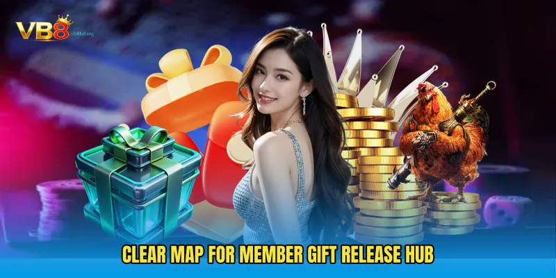 Clear map for Member Gift Release Hub